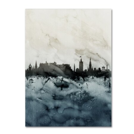 Trademark Fine Art Michael Tompsett 'Edinburgh Skyline Tall' Canvas Art, 14x19 MT1218-C1419GG